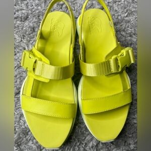 Sorel Women's Sandals in Bright Yellow